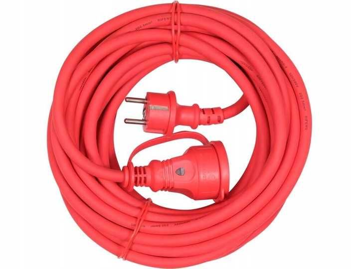 Przedłużacz Pojedynczy Budowlany Ogrodowy 10M Z Led 3 X 2,5MM Yato