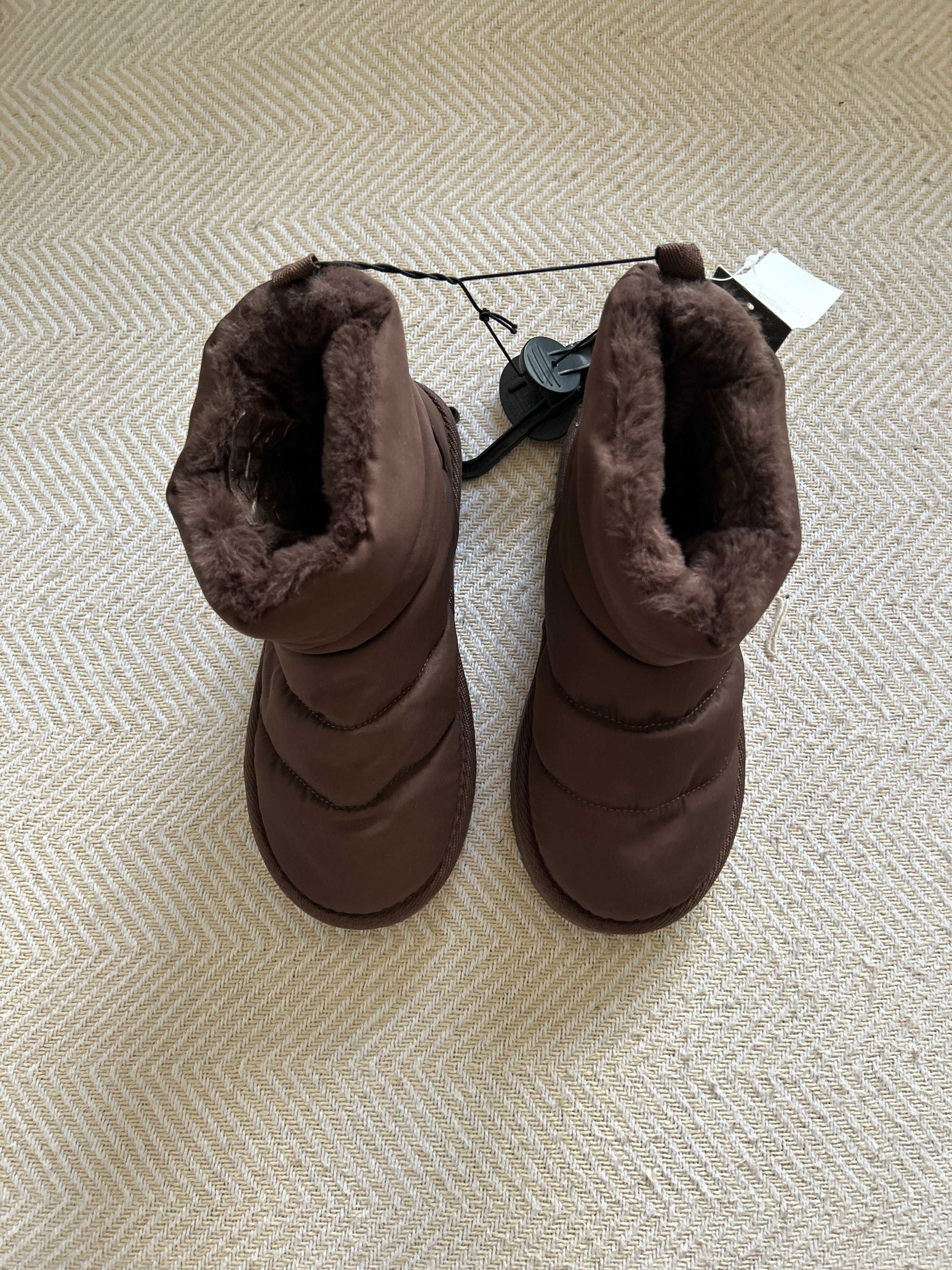 NOWE buty zimowe śniegowce Primark 36 brązowe
