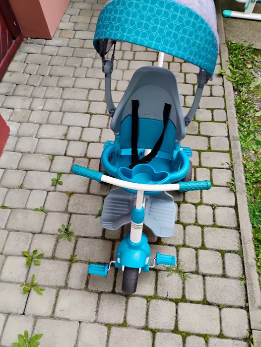 Wieloetapowy rowerek trójkołowy 2 w 1