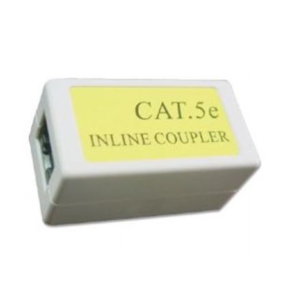 Gembird łącznik sieciowy RJ-45 żeński Cat 5e, biały