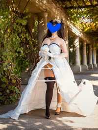 Cosplay  Ishtar Bride Ślubna Suknia Uwowo Fate/Grand Order