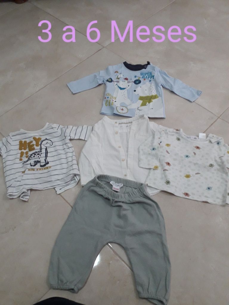 Roupa bebe menino 3 6 Meses