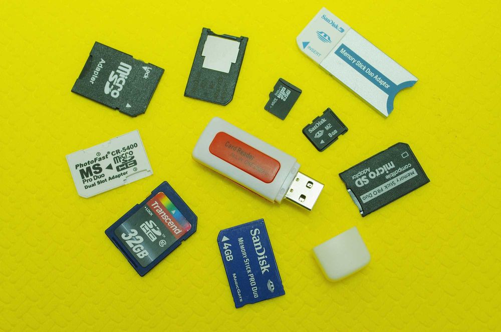 Мини Картридер адаптер Card Reader microSD MMC SD Sony M2 MS Pro Duo