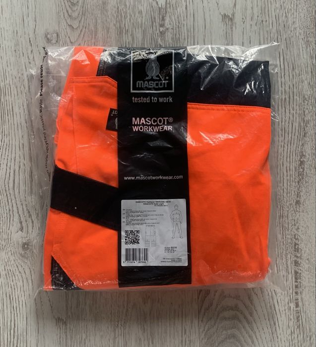 Nowe spodnie robocze MASCOT Safe Light Hi-Vis – Rozmiar L / EU 52