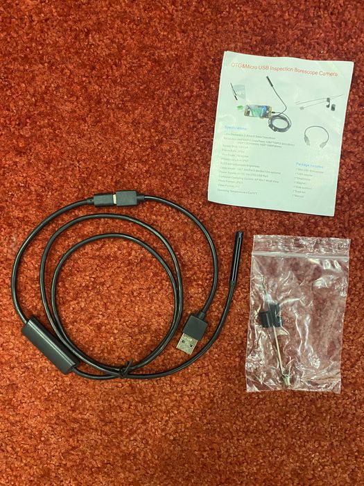 Гнучкий USB ендоскоп для смартфона