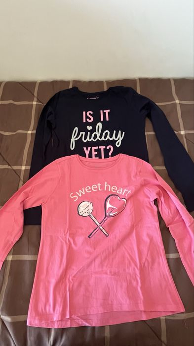Pack 2 camisolas manga comprida menina 12-14 anos Primark/ZY Kids