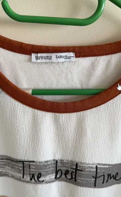 Tunika bluzka Zara r.38