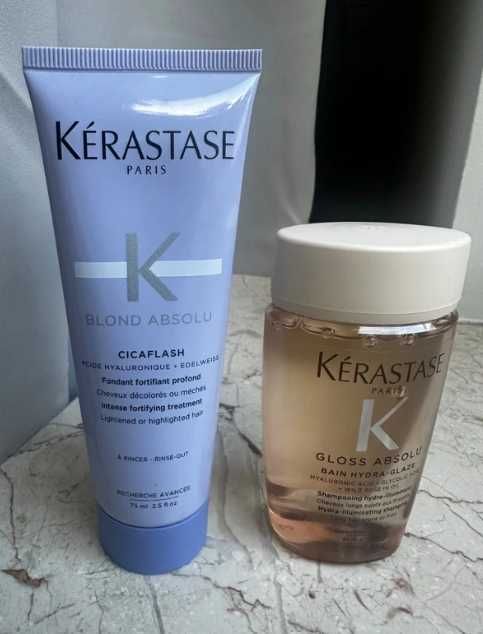 Kérastase Gloss Absolu szampon 80ml i Blond Absolu odżywka 75ml