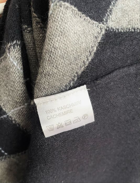 Чоловічий светр з ромбами 100% кашемір