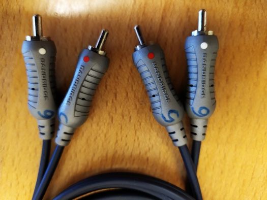 BANDRIDGE 2x RCA Male Cabo Audio