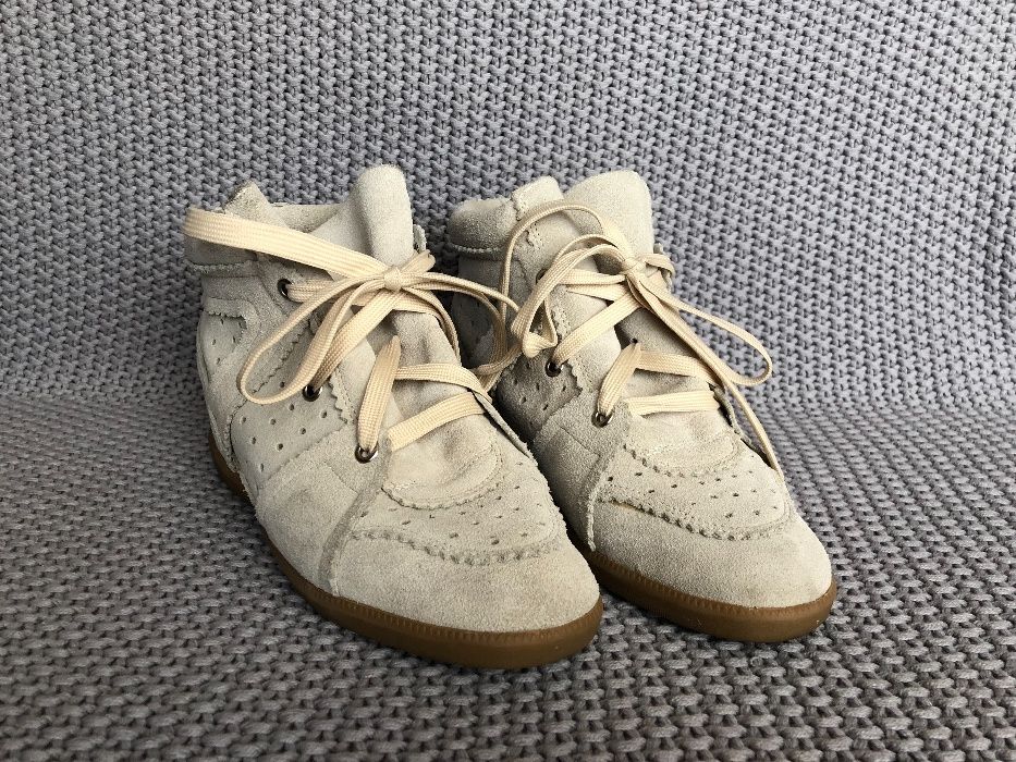 Isabel Marant sneakersy rozmiar 39 Bobby beżowe