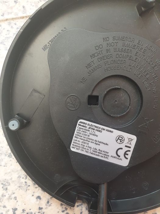 Carregador Para Jarro Electrico