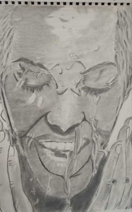 desenho retrato papel