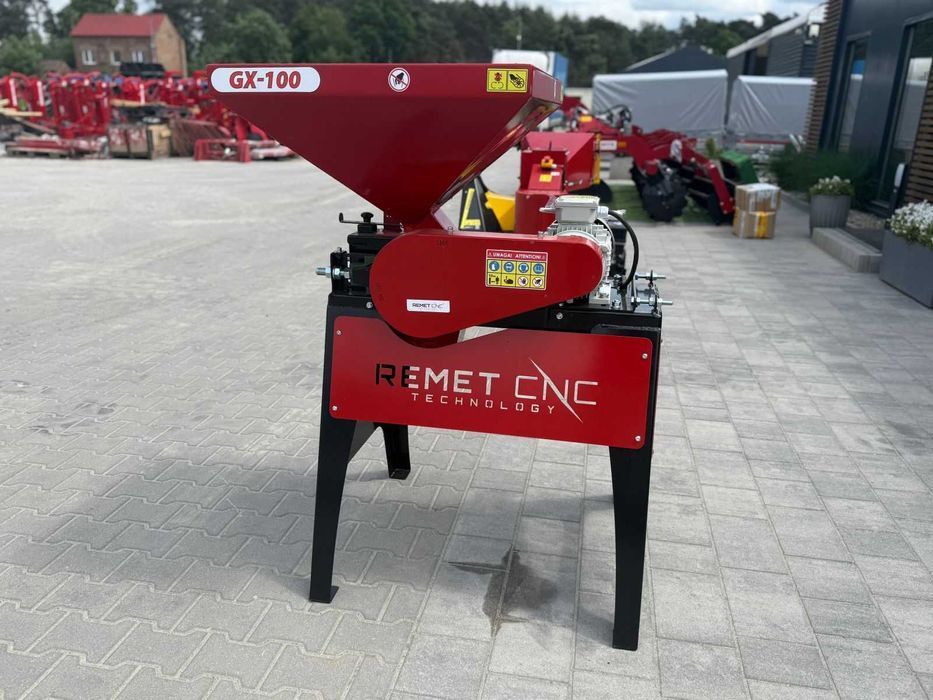 Zgniatacz Gniotownik do ziarna zboża kukurydzy grochu śrutownik Młyn