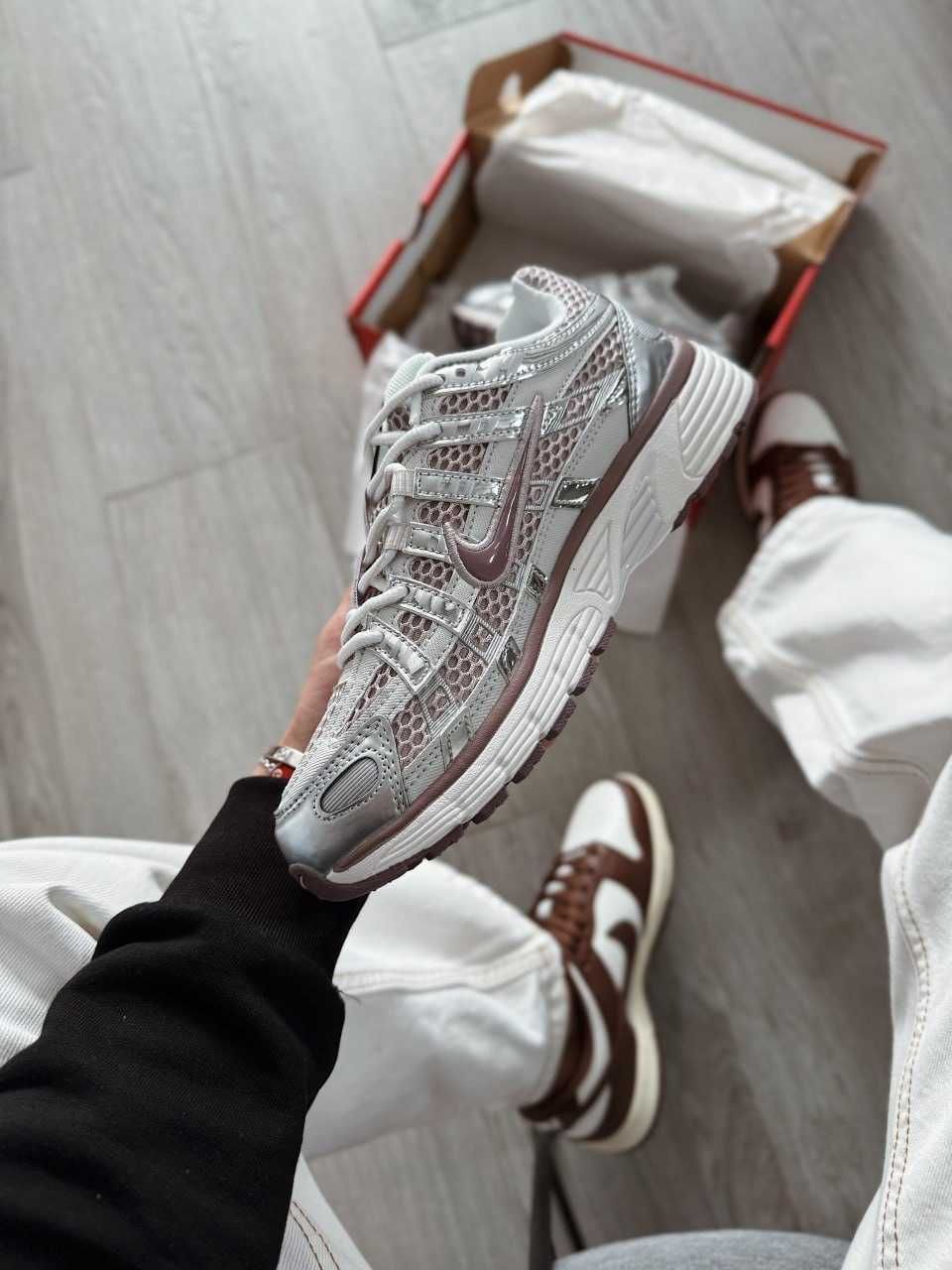 Кросівки Nike P-6000 Platinum Violet Vast Grey premium