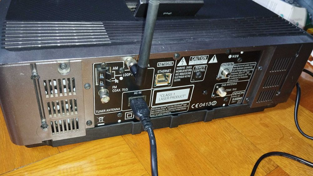 Басовитый! Denon S-52DAB стерео сетевой плеер CD USB FLAC WiFi AM/FM