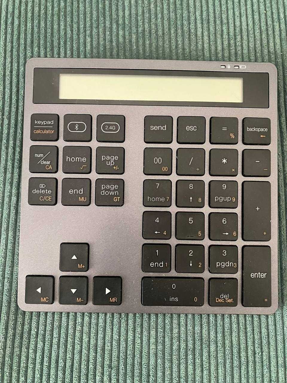 Teclado numérico Bluetooth e 2,4 G