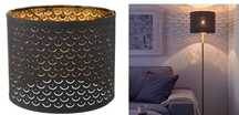 Abajur, preto/bronze IKEA