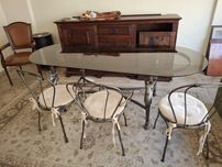 Mesa vidro vintage