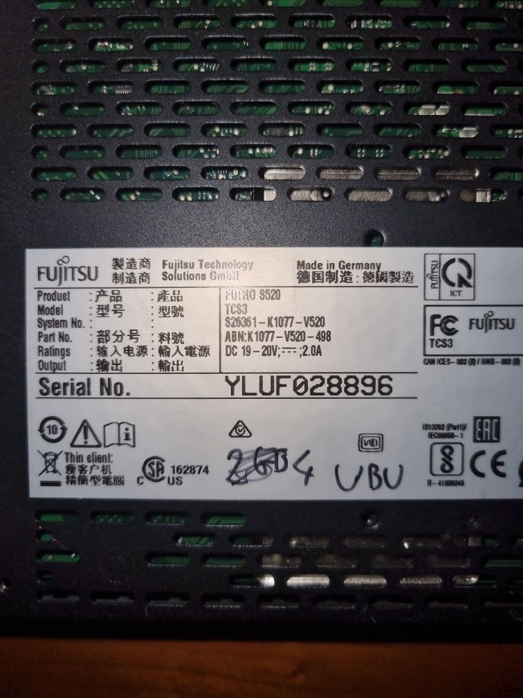 Mikrokomputer fujitsu futro s520