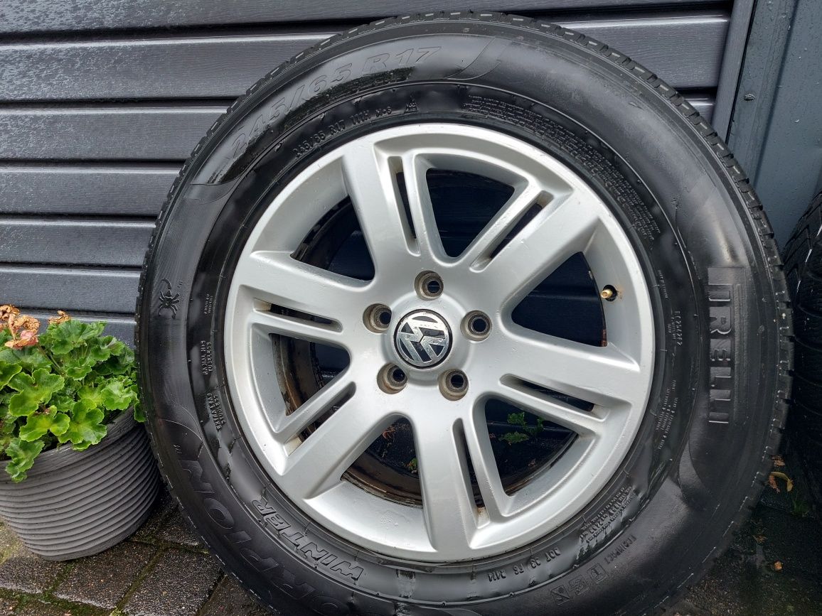 Sprzedam opony plus felgi vw Amarok, Crafter 245/65 R17