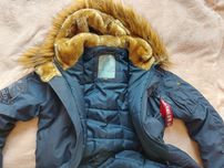 Alpha Industries N-3B Parka granatowa size L alaska  Nowa