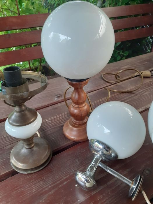 Lampa nocna stojąca PRL