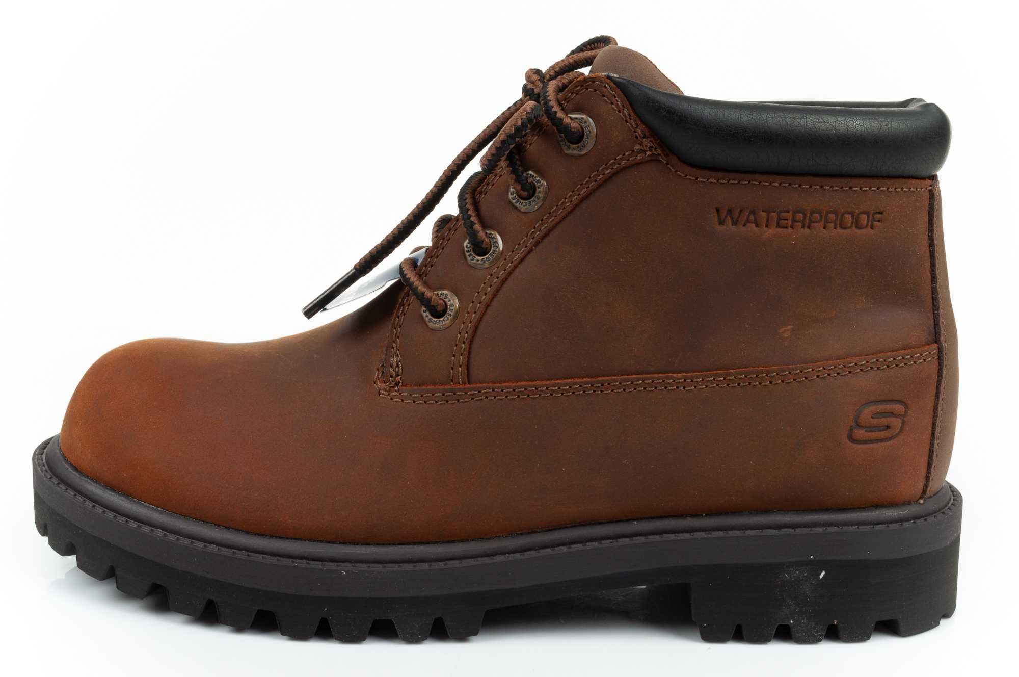 Buty męskie trapery Skechers  wodoodporne r. 40-45