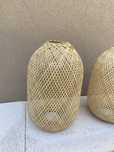 Abajur de tecto em bambu
