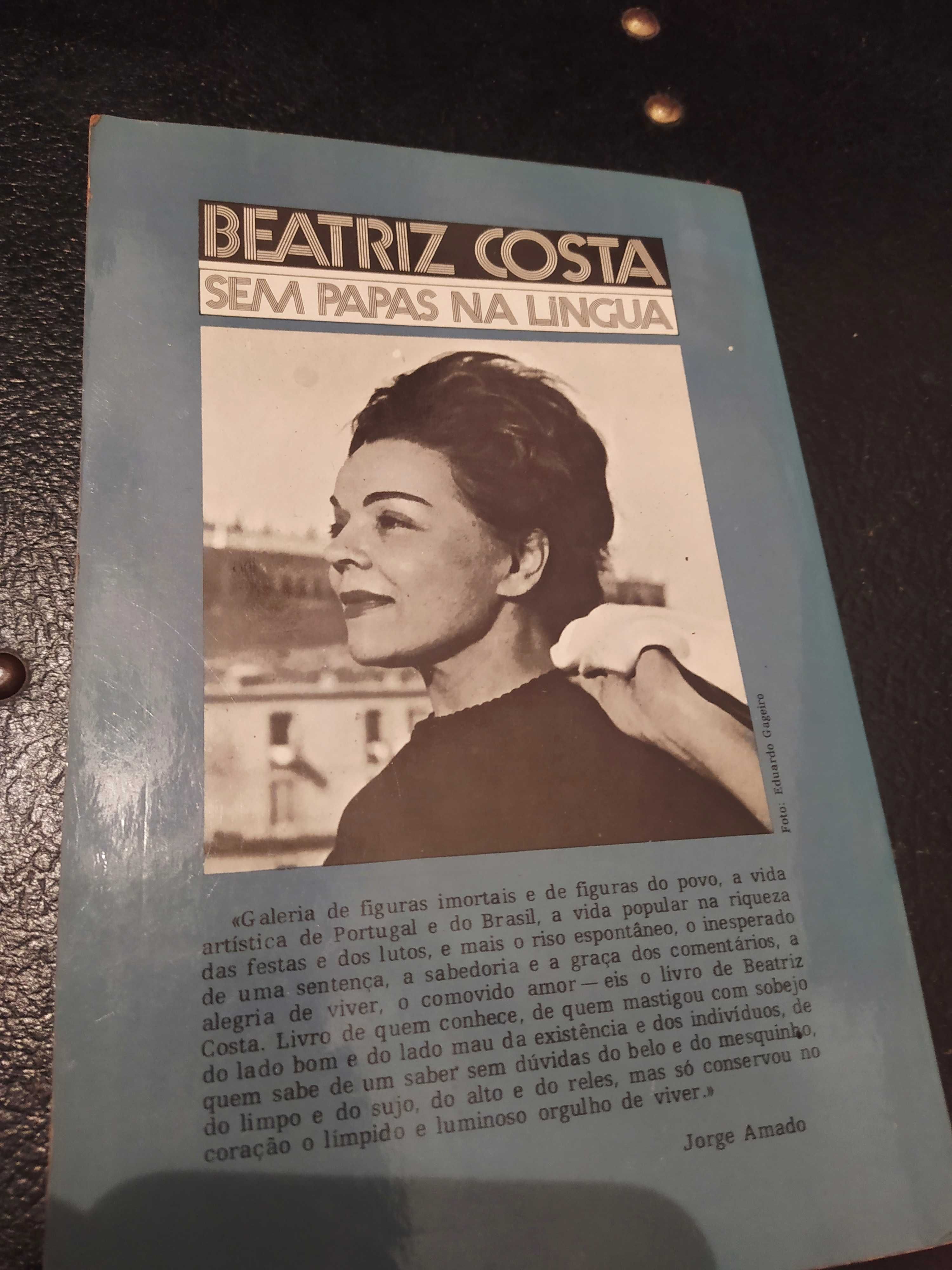 Livro Beatriz Costa sem Papas na língua