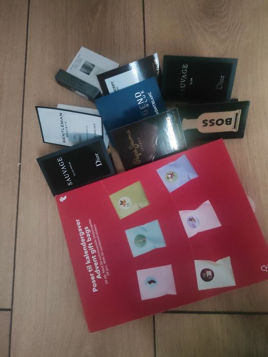 Kalendarz adwentowy próbki męskich perfum premium