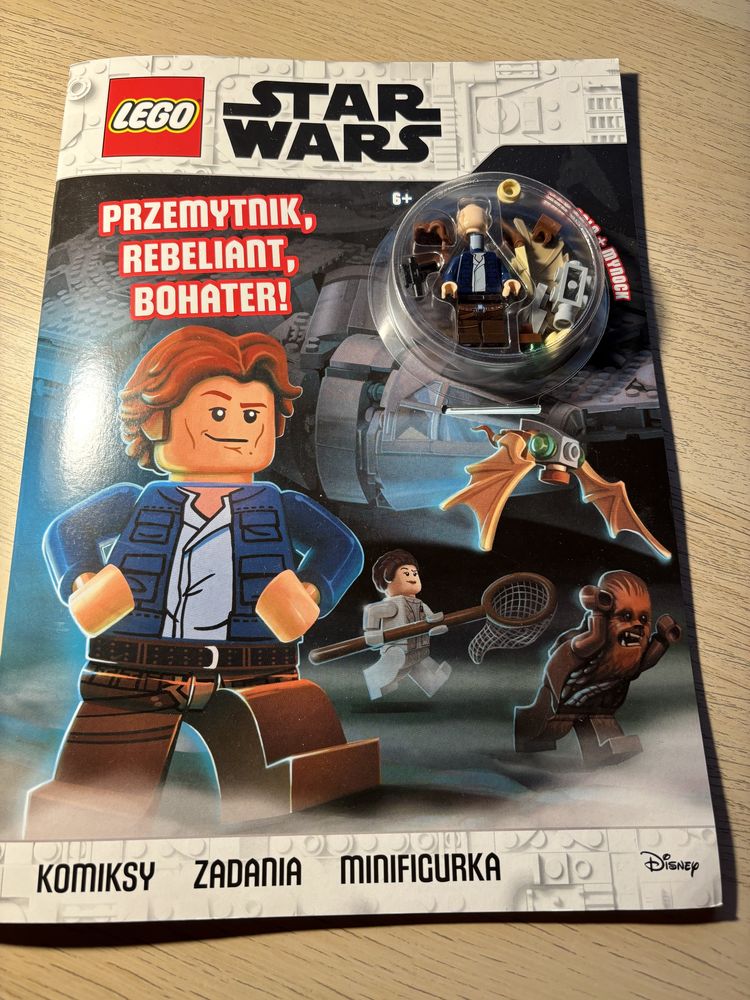 Gazetka lego z minifigurką han solo