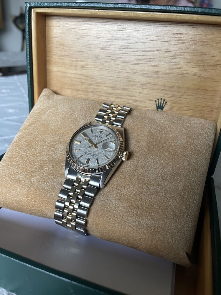 Rolex Datejust Aço e Ouro 1603