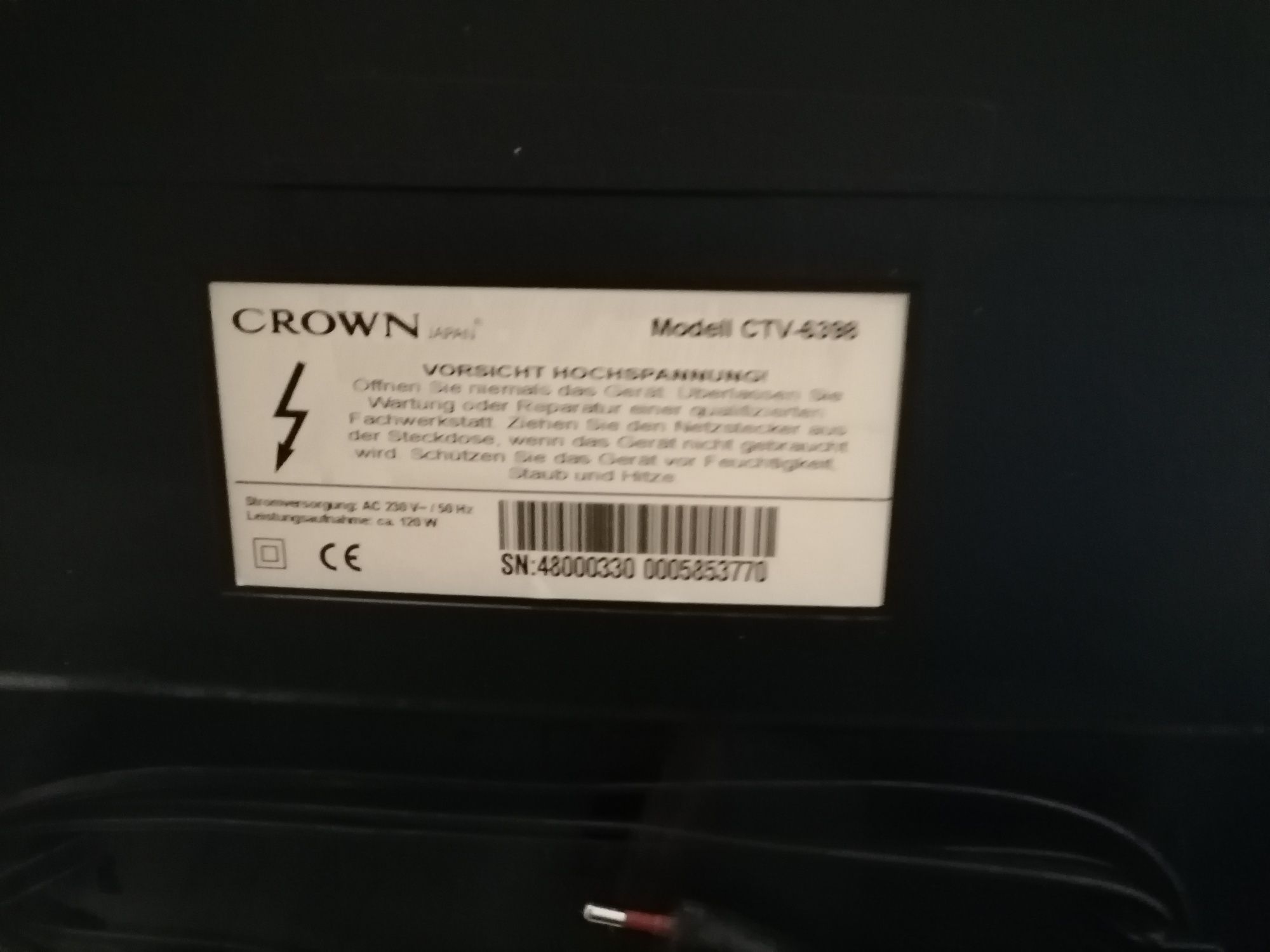 Televisor crown 65 cm ecran