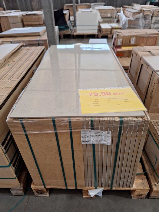 Płytka gresowa Paradyż U122 graphite poler  60x120cm OUTLET PŁYTEK