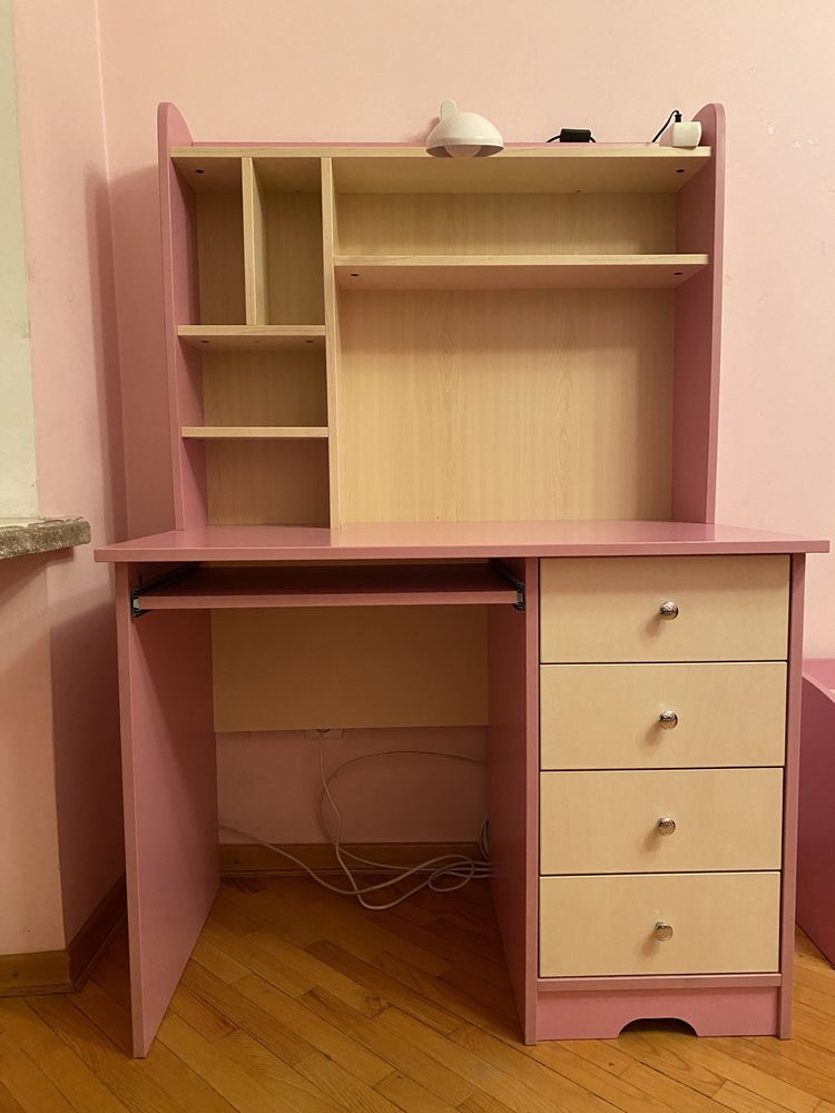 Укомплектована дитяча кімната рожева (меблі). САМОВИВІЗ