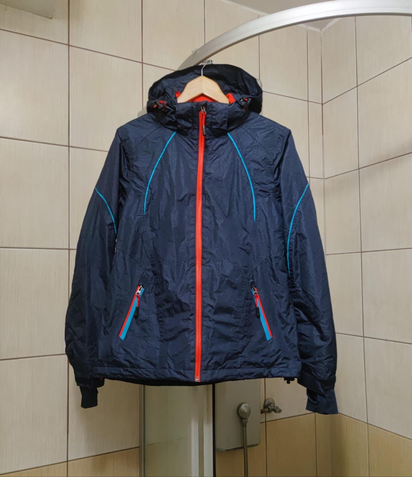 kurtka wiatrówka L damska Crivit niebieska blue violet woman classic s