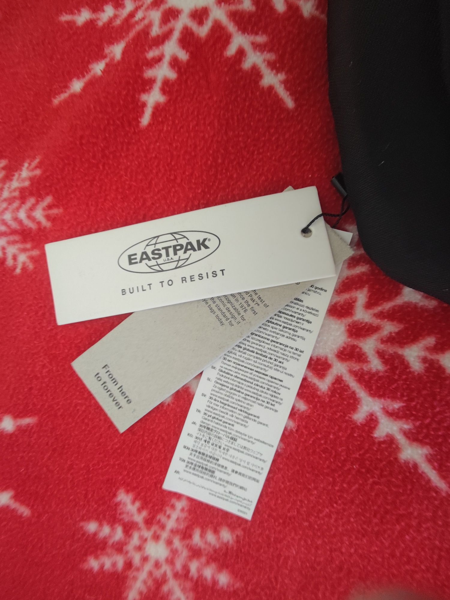 Duas mochilas Eastpak novas pretas 24l