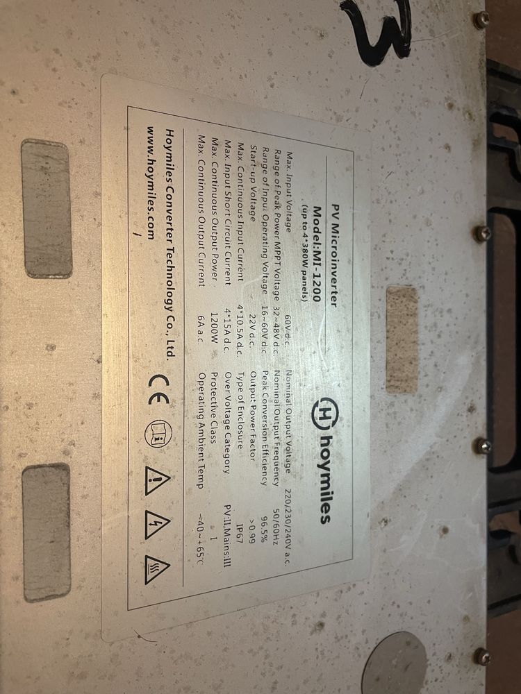 Hoymiles Microinverter MI 1200