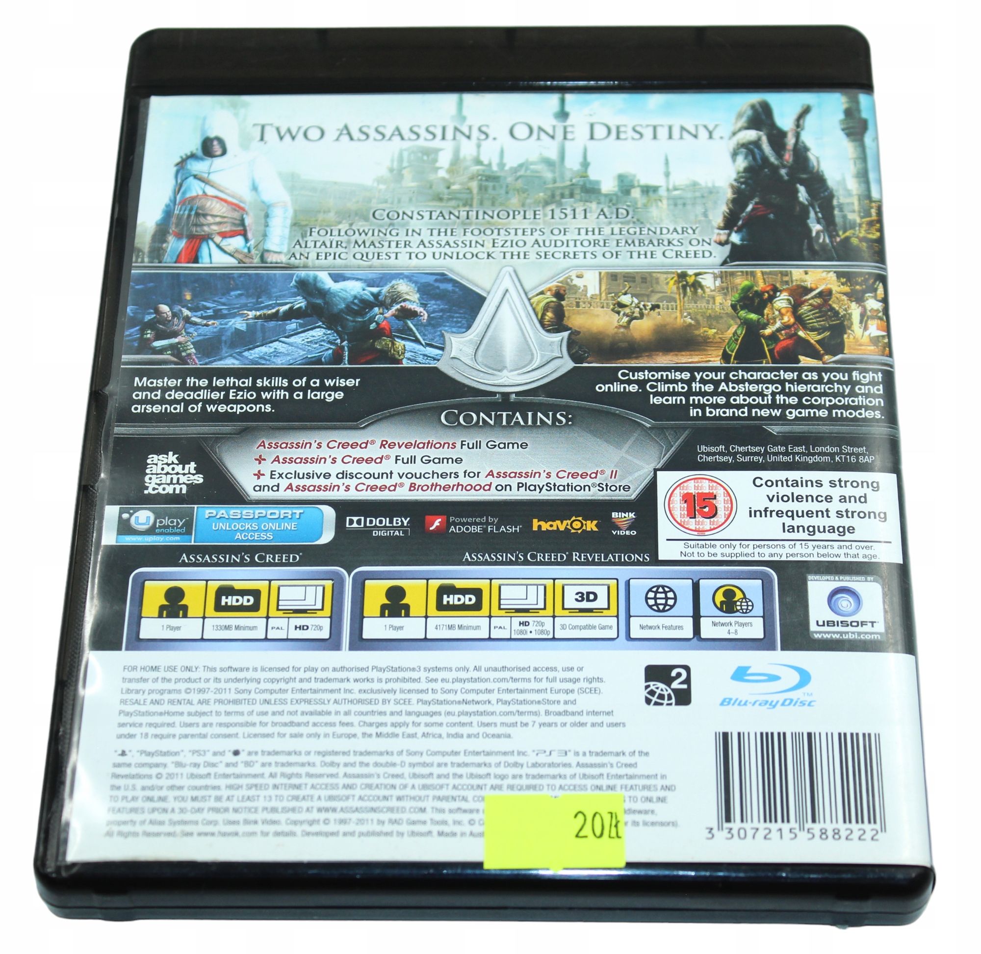 Assassin's Creed Revelations PS3 PlayStation 3