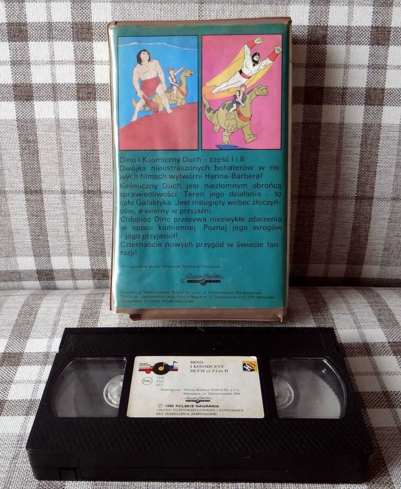 Hanna Barbera - Dino i Kosmiczny Duch - kaseta VHS