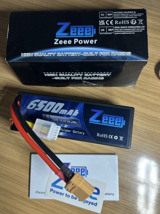 LiPo аккумулятор Zeee 6500mAh 14.8V 120C — МОЩНЕЙШИЙ 4S ДЛЯ RC