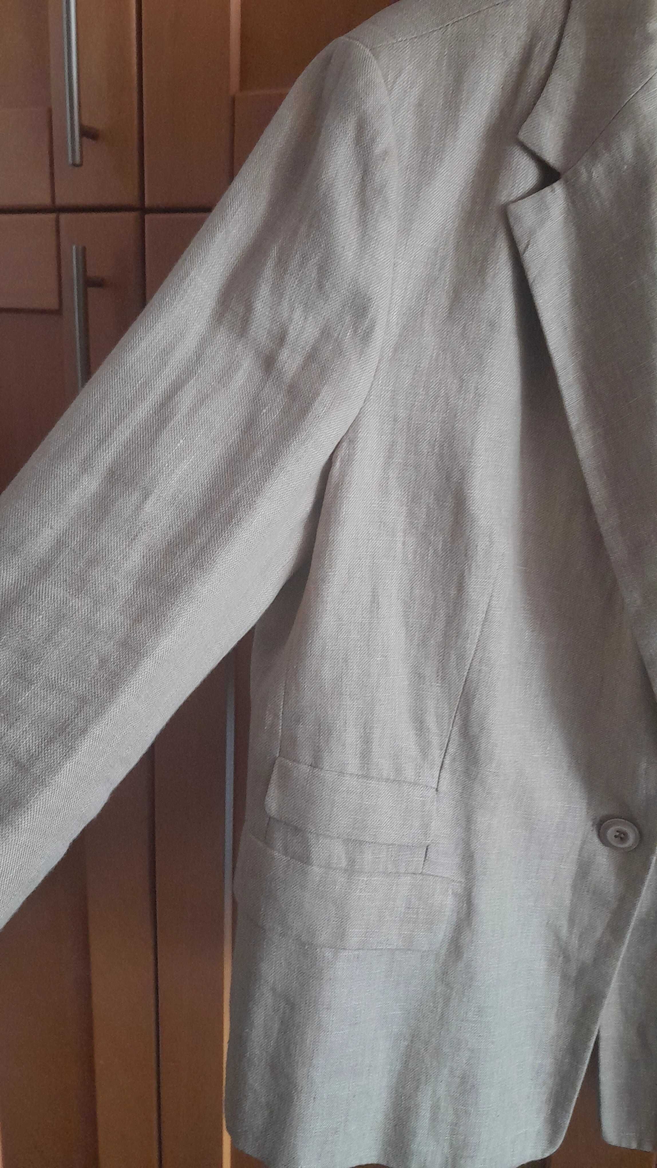 Blazer senhora em linho básico, XXL