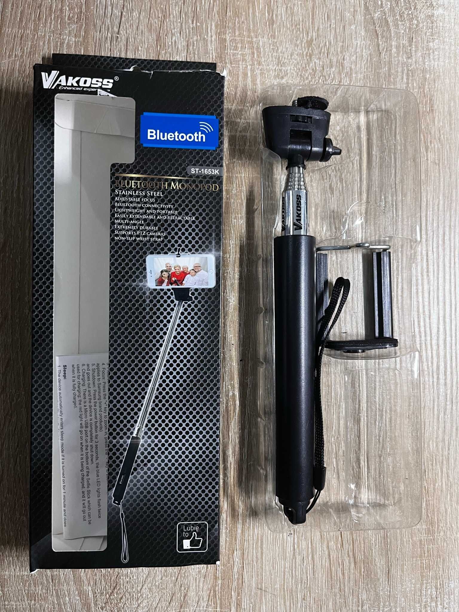 Monopod do zdjęć selfie z Bluetooth