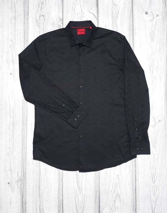 Монограмна сорочка HUGO Boss рубашка розмір XL