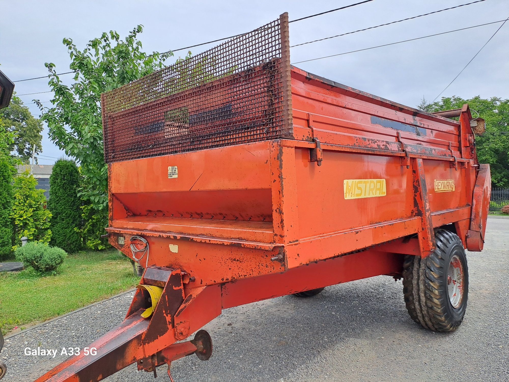 Rozrzutnik obornika HEYWANG 7 TON /leboulch/joskin/jeantil/warfarma