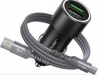 JSaux Ładowarka USB 36W/12V Kabel USBC