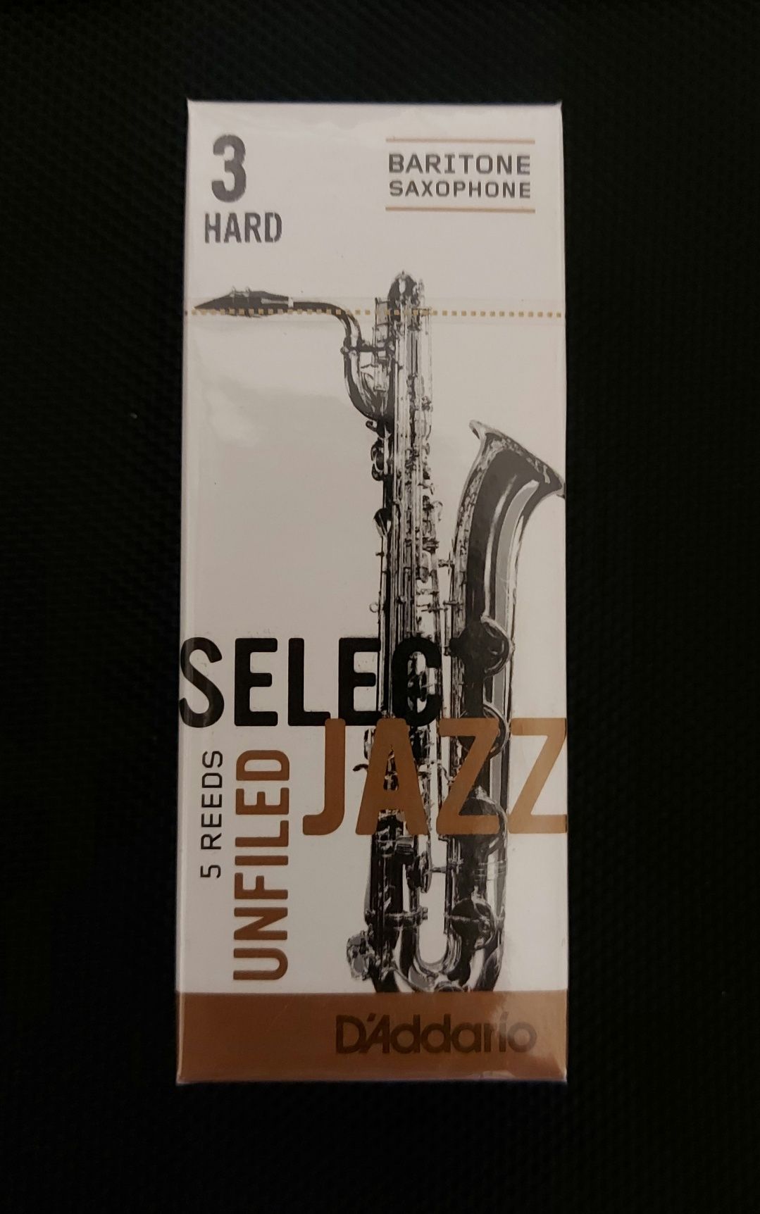 Stroiki Rico Select Jazz D'Addario 3S, 3M, 3H do saksofonu barytonowe