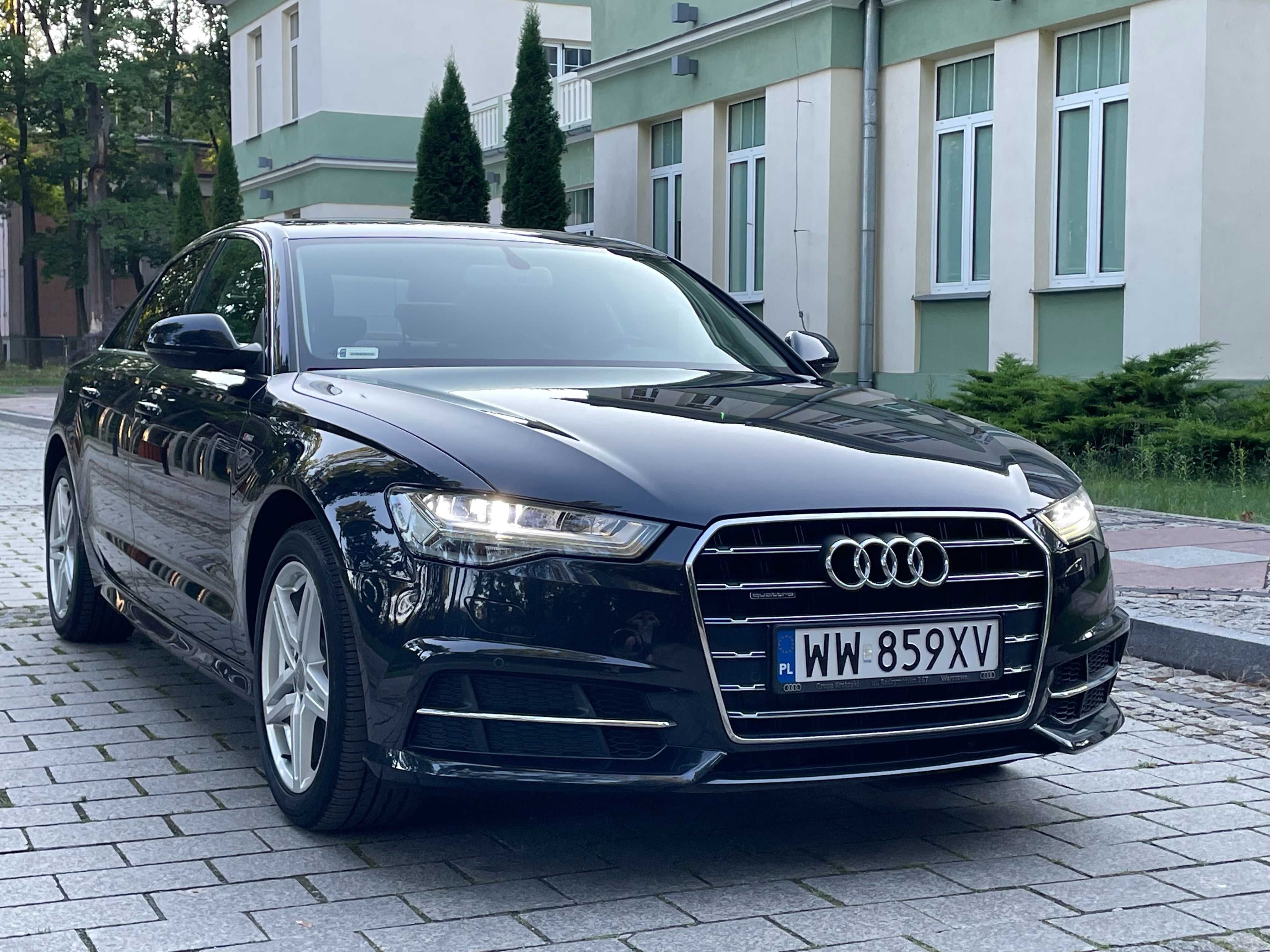 AUDI A6, S-LINE, 2017 Salon POLSKA,Bezwypadek,73tyś.km,TDI,4x4,Automat