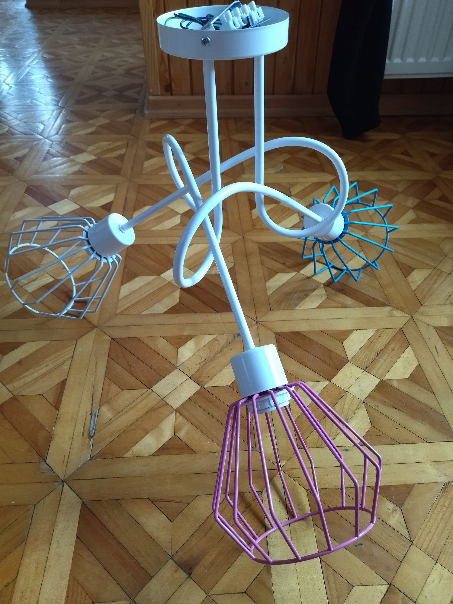 Lampa druciana diament do pokoju dziecka